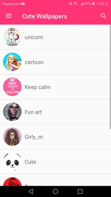 Cute Wallpapers android App screenshot 4